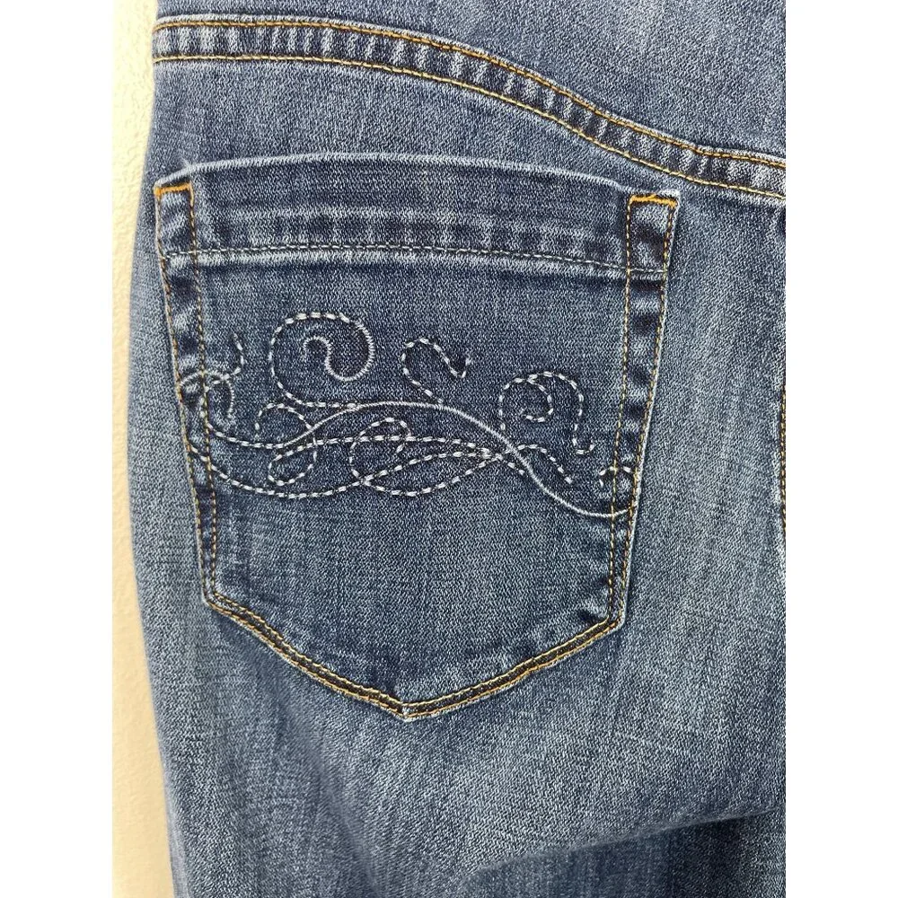 Izod Just Right Bootcut Blue Denim Jeans Women’s Size 10 - Picture 7 of 10